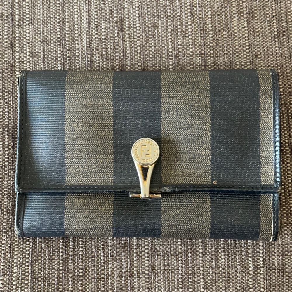 Authentic Fendi Penquin Trifold Wallet